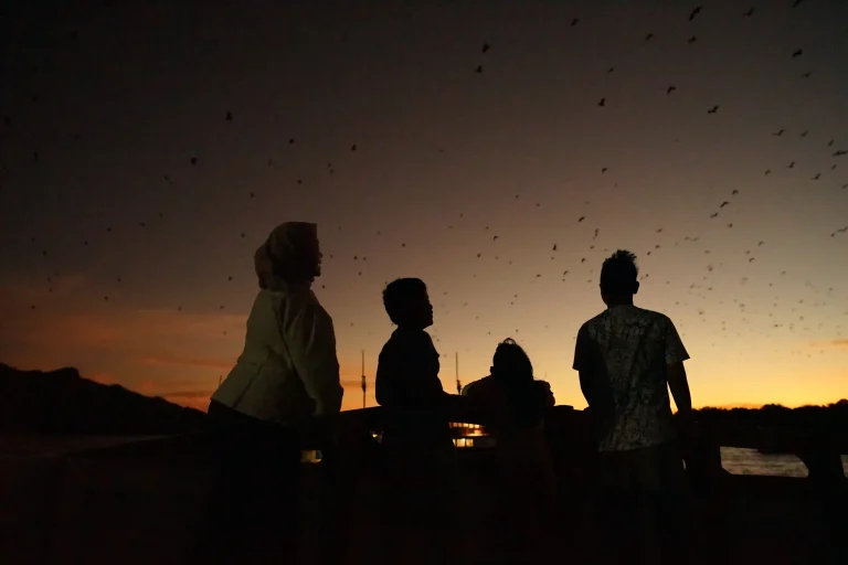 Sunset at Kalong Island in Komodo National Park