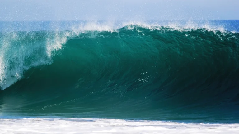 Big surf wave Laguna Beach